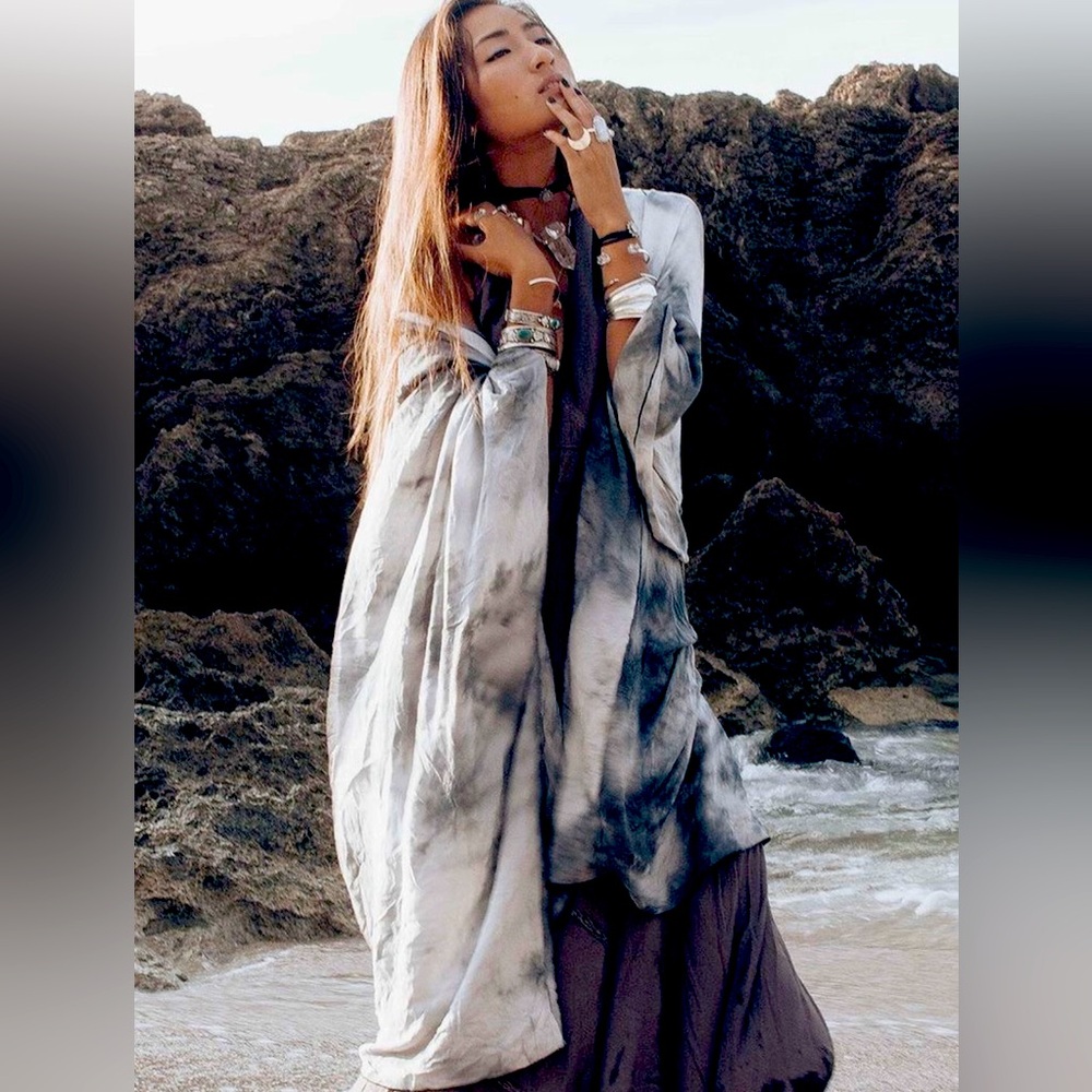Phraseology Indigo Hand Dyed Kimono